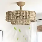 hummingbird Ceiling Fan with Light and Remote, 20'' Fandelier Ceiling Fan wit...