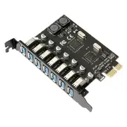 7 Ports PCI-E to USB 3.0 HUB PCI Express Expansion Adapter 5Gbps 5Gbps Card a