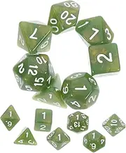 HONMEET 2 Sets Multi Sided Dice Wear Resistant Gaming Tools for Board Games Parties Home Bar Entertainment Lightweight Portable Dice