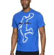 And1 Men's Basketball Graphic Tee Shirt 3XL Lapsis Blue Color NEW