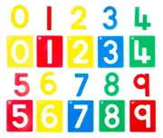 Large Number Stencils 0-9