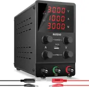 RUZIZAO DC Power Supply Variable, 30V 10A Adjustable Regulated Switching Lab ...
