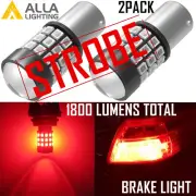 Alla Lighting 39-LED 1157 Strobe Flashing Blinker Brake Stop Light Bulb|Parking