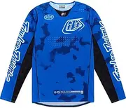 [Troy Lee Designs] TLD 25.1 YTH GP PRO Jersey BLOTTED Bright Blue Y-XSM
