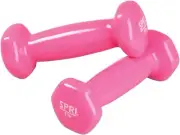 Dumbbells Hand Weights 2 Set Vinyl Coated Exercise Fitness Home Gym Equipment