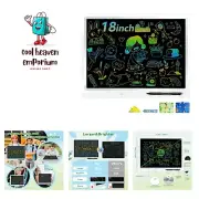 LCD Writing Tablet, 18 Inch Colorful Doodle Board, Erasable LCD Writing Table...