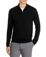 The Men's Store at Bloomingdale's Quarter-Zip Merino Sweater - Exclusive XX Large