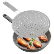 Silicone splash-proof pot cover, oil filter to prevent overflow and drain water