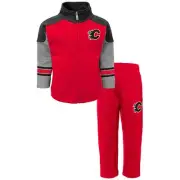 Outerstuff NHL Kids Calgary Flames Shutdown Hockey Jacket & Pant Set