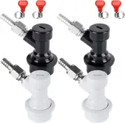 Ball Lock Keg Disconnect Quick Ball Lock MFL Disconnect Flared 5/16” Gas 1/4” Li