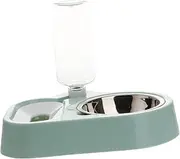 PERSELOSO Automatic Pet Water Dispenser Portable Feeder Bowl for Cats Dogs Convenient Drinking Tool with Bottle Design for Easy Water Monitoring for Animals