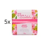 Lot of 5 Carambola Flower Scented Soap bath Skin Care 75g L'occitane