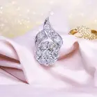 Pave 0.30 Cts Round Brilliant Natural Diamonds Nose Stud in 18K Yellow Gold