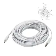 PDEEY 25 Ft USB C Cable for CCTV Wifi Security Camera, Type-C Extension Charging