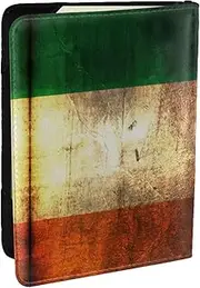 [JEJEA] Irish Flag Print Travel Organizer Credit Cards Case Passport BookPassport Holder Cover Wallet forTraveling,, Black, One Size