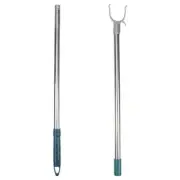 Stainless Steel Clothes Drying Pole Long Retractable Reach Travel