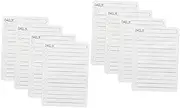 HONMEET 2sets Magnetic Frige Calendar Daily Whiteboard Planner Sturdy Magnetic Board for to-do Lists 4pcs*2