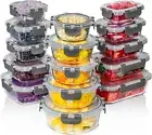 Durable 30-Pc Glass Storage Set - Oven, Microwave & Dishwasher Safe Containers