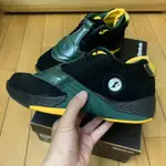 ［出清特價］REEBOK ANSWER V BETHEL 高中 艾佛森 黑綠色黃色 戰神 FX7199