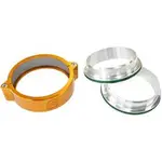 Aeroflow 2.0" Billet Intercooler Clampsstainless Steel Gold Clamp - AF25-2000SS-G