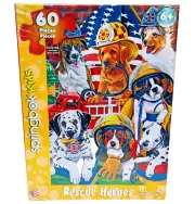 SPRINGBOK 60 Piece Puzzle RESCUE HEROES 13.5" x 19" Factory Seal