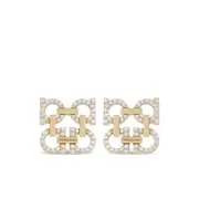 [Ferragamo] Ferragamo Gancini Clip-on Earrings ONE SIZE GOLD