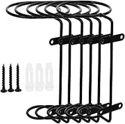 Wine Storage -Mounted Wine Bottle Display Holder 6pcs Wine Rack Set for Home