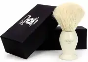 Pure White Badger Hair vintage Shaving Brush For Men's Suits All Type of Skin