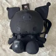 Kuromi Sanrio vivitix Die cut Black Mini Ruck sack Backpack wz/tag Rare Limited