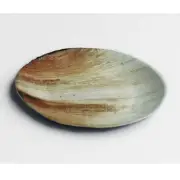 9" Round Plate Palm Leaf Natural TakeAway 100 pcs