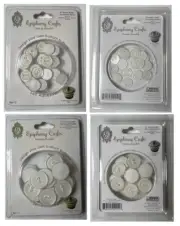 Epiphany Crafts Button Studio Self-Adhesive Buttons, 20pk ~ YOU PICK