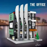 The Office Building Block Set, Villa Street View Building Block,3828 pcs