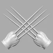 Wolverine hands and claws custom accessory for Marvel Legends & other figures