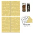 276 Labels Sticker Clear Pantry Label Spice Herb Seasoning Jar Labels Sticker