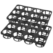 2 Pcs Grow Tray Round Pot Carrying Trays Net Garden Planting