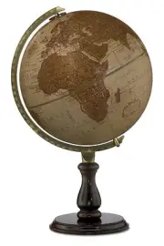 Replogle Leather Expedition 12 Inch Desktop World Globe