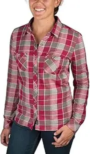[Outdoor Research] Women's Ceres L/S Shirt, Raspberry/Pewter, Medium