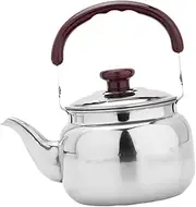 CATIEBYE Stainless Steel Teapot Practical Outdoor Boiled Teapot for Camping Vintage Whistling Kettle Kettle for Boiling Water Teakettle for Tea Lovers
