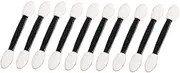Pack of 10 Brush Double Sided Sponge Tipped Cosmetics Applying Eye Shadow Make Up Beginner Professional Color Random