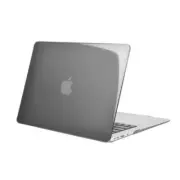 Rubberized Hard Shell Case Cover for 13" MacBook Air (2010-2017) - Crystal Black