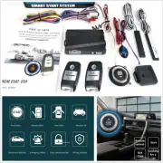 Universal Car Alarm Passive Keyless One Button Starter System Remote Control Set (for: Subaru)