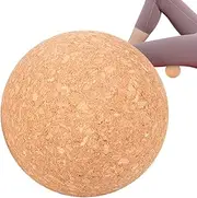 Massage Ball Set - Cork Massage Ball for Trigger Point | Yoga Muscle Relief Spheres, Cork Roller for Deep Tissue, Therapys Tool for Yoga Lovers, Eco-Friendly Wellness Aid for Home Use