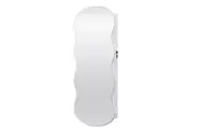 Wall Mirror Cabinet LED Lighted Jewelry Box Cosmetic Beauty Makeup Storage Armoire Lockable Case Organiser Vanity Hanging Shaving Dressing 44x10x106cm
