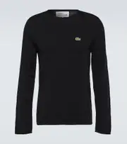 [Comme des Garcons Shirt] Comme des Garçons Shirt x Lacoste wool sweater AU 96 black