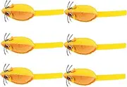 LIGHTAOTAO 6pcs Soft Plush Mouse Cat Interactive Scratching Plaything for Kittens Durable Canvas Design Engaging Present for Cat Lovers Fun Daily Entertainment