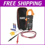 True RMS 400A Clamp Meter with Non-Contact Testing & High-Visibility Display