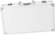 DECOMELODY Portable Aluminum Alloy Tool Carrying Case Multifunctional Storage Box with Handle for Tools Medicines and Cosmetics Durable Hard Case for Home Garage and Workshop Use