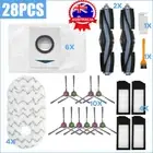 28x For ECOVACS For DEEBOT X1 Omni / X1 Turbo Filter Side Roller Brush Accessory
