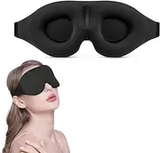 CUBETA Side Sleeping Eye Mask, Zero Eye Pressure 3D Sleeping Eye Mask for Men and Women, Completely Light Blocking, Soft and Breathable, Suitable for Traveling and Napping