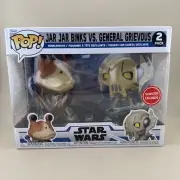 Funko Pop! Vinyl Star Wars Jar Jar Binks vs.General Grievous GAMESTOP EXCLUSIVE